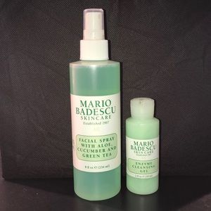 Mario Badescu facial spray and cleansing gel